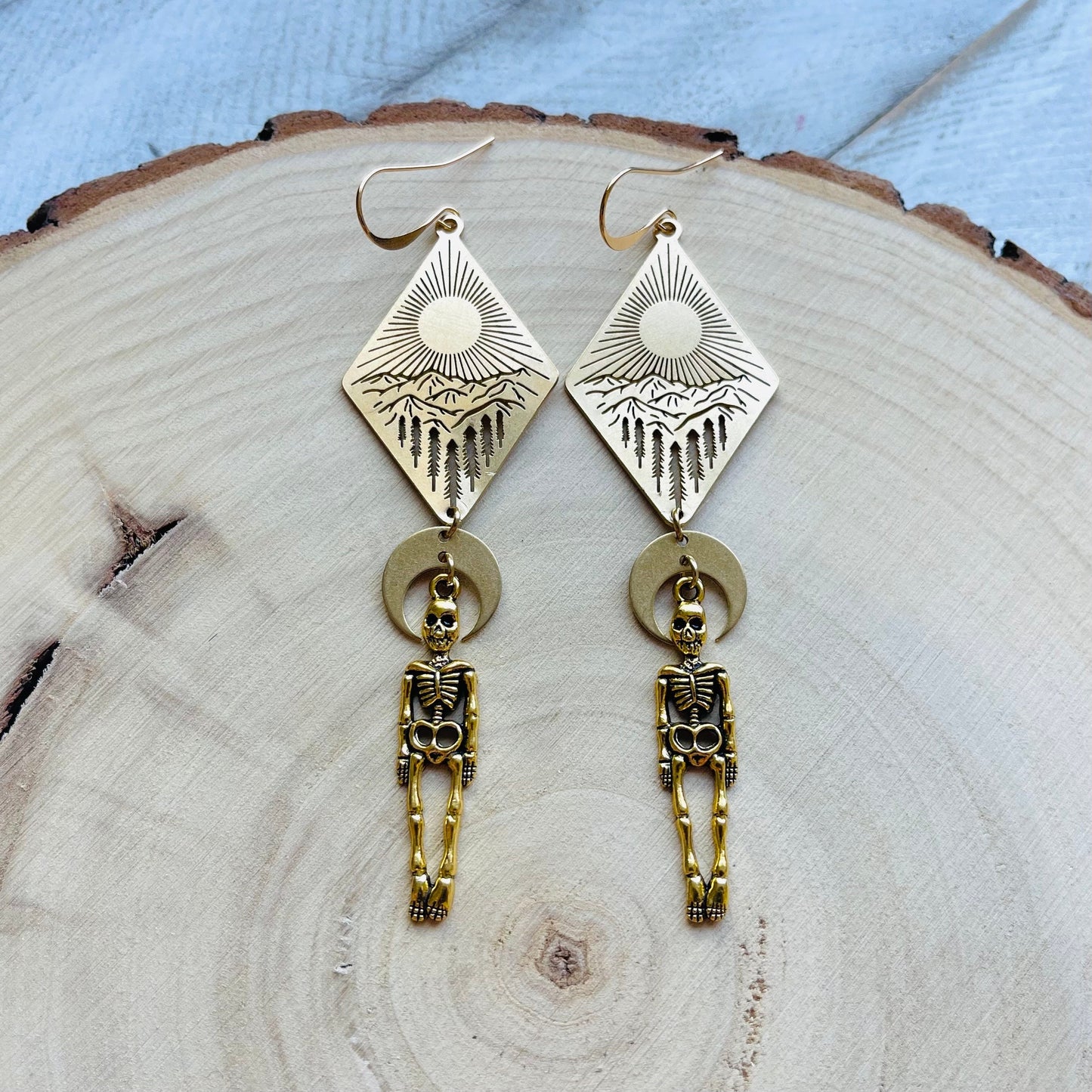 Skeleton Earrings