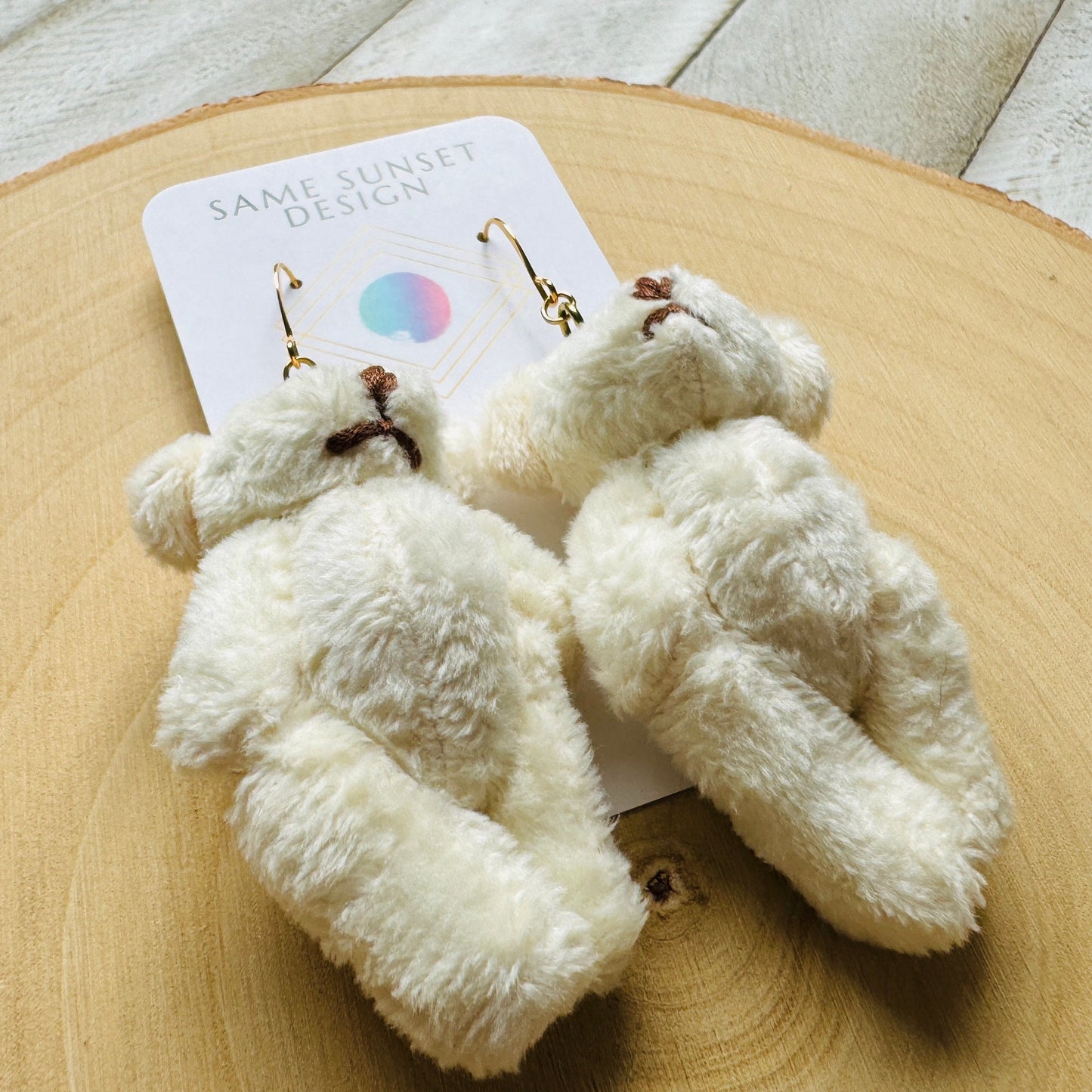 Teddy Bear Earrings