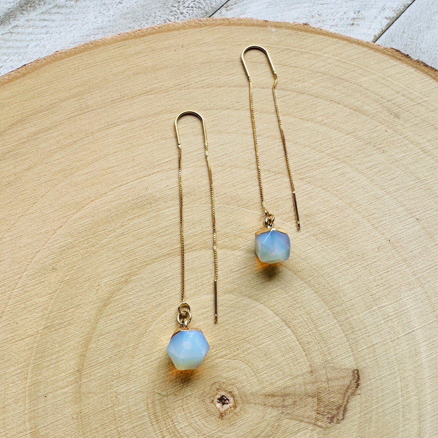 Opalite Threader Earrings