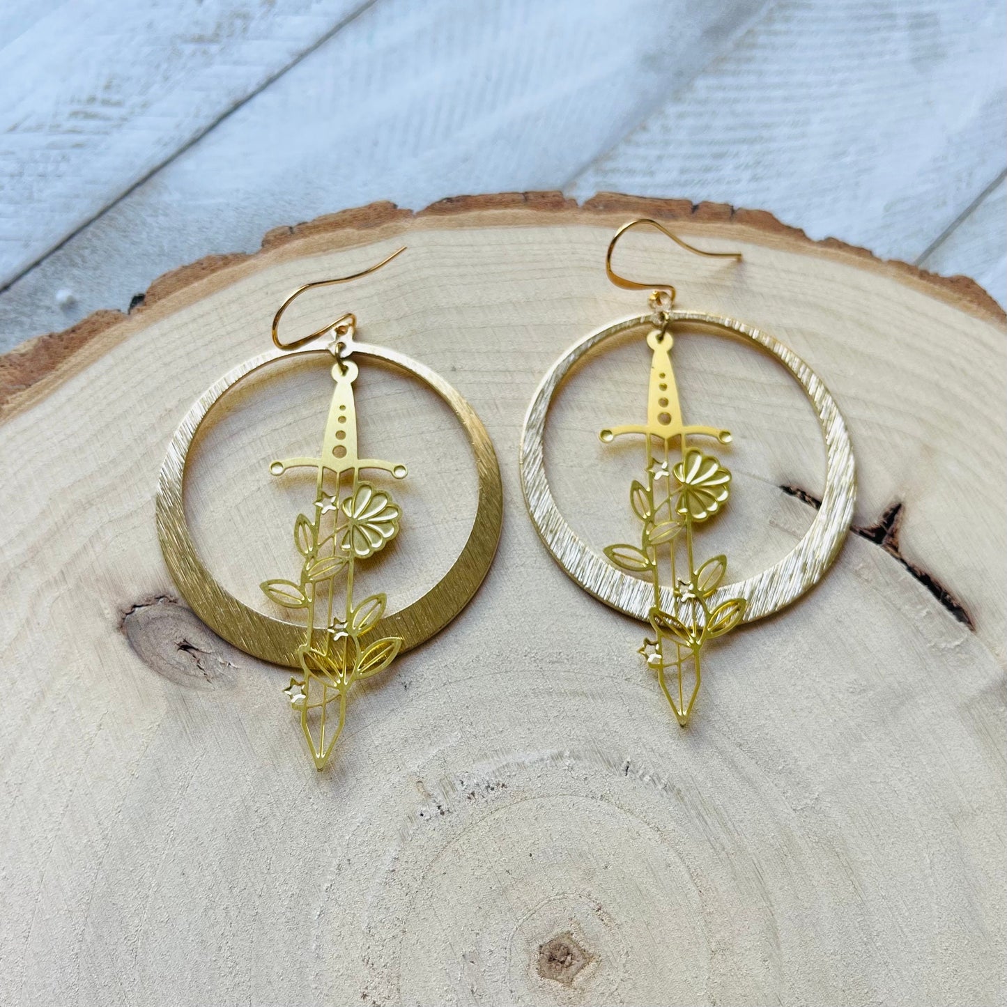 Sword Earrings