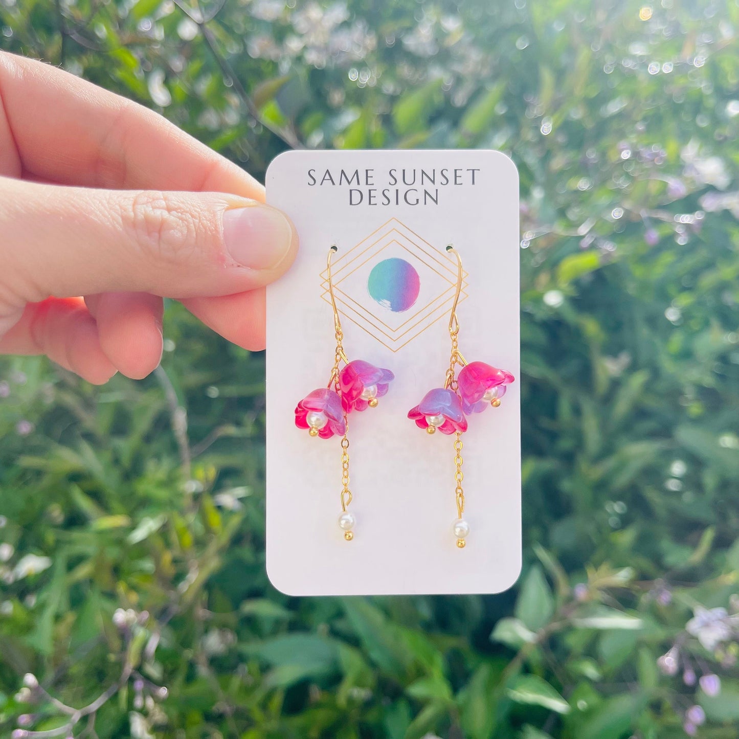 Flower Pearl Earrings