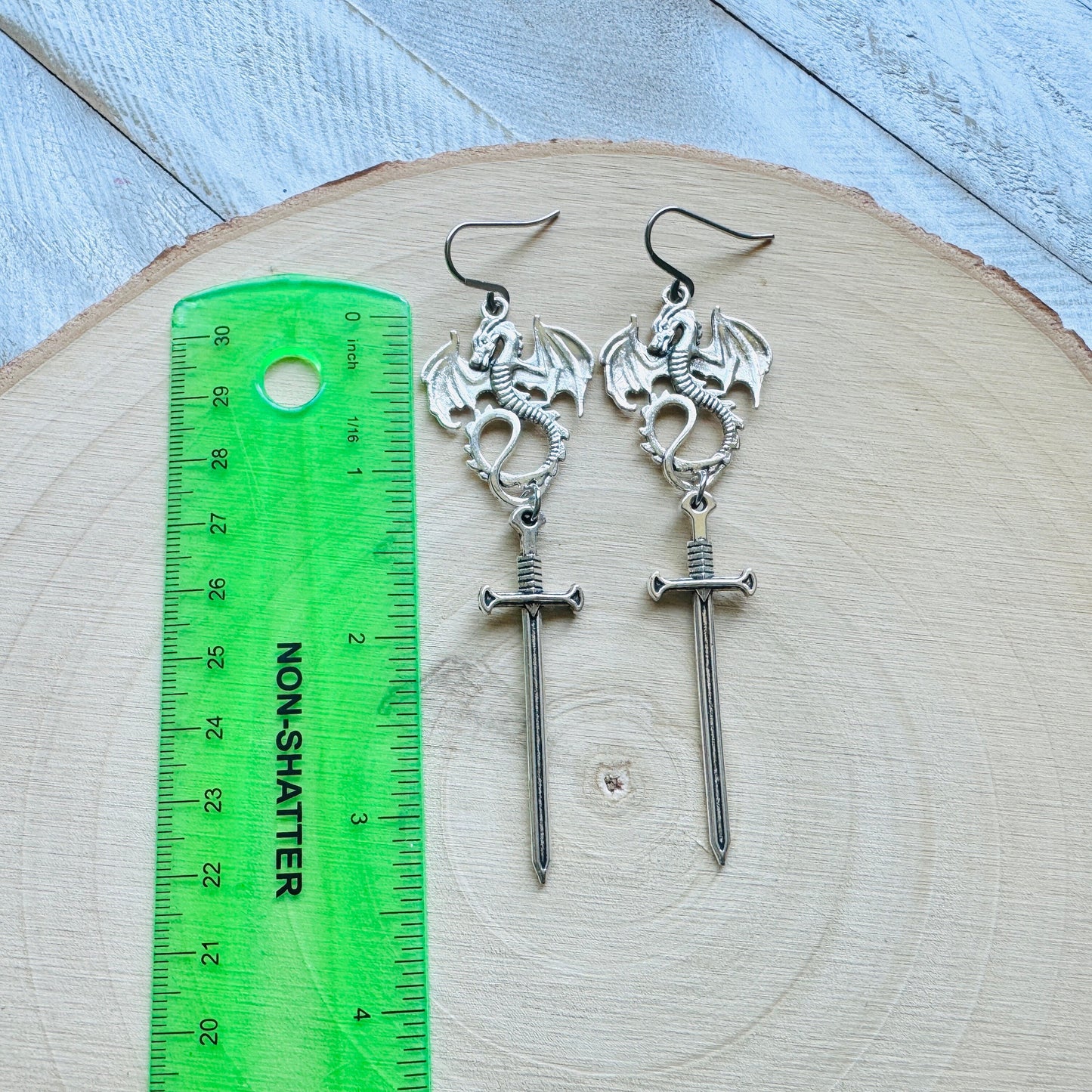 Dragon Sword Earrings