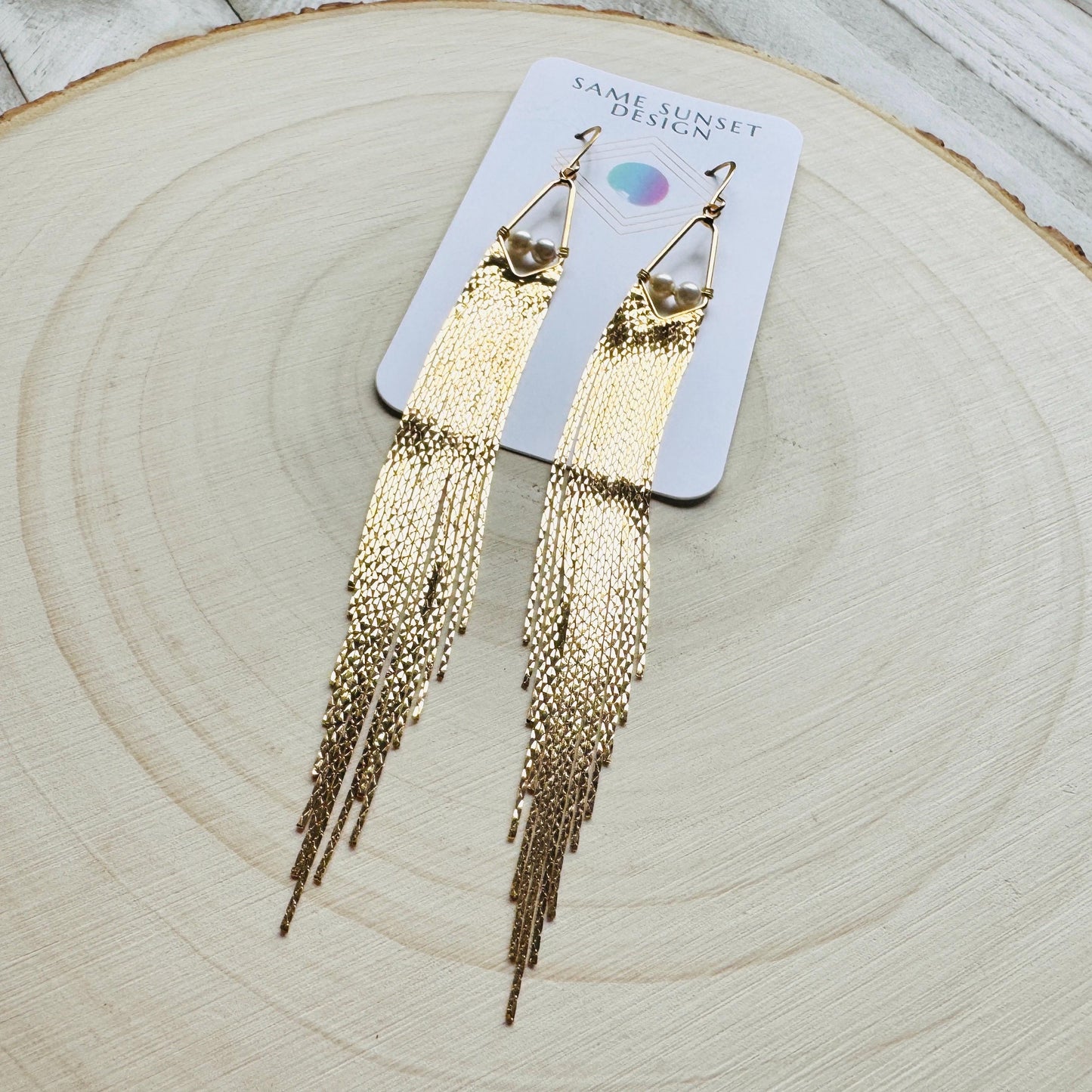 Freshwater Pearl Fringe Earrings