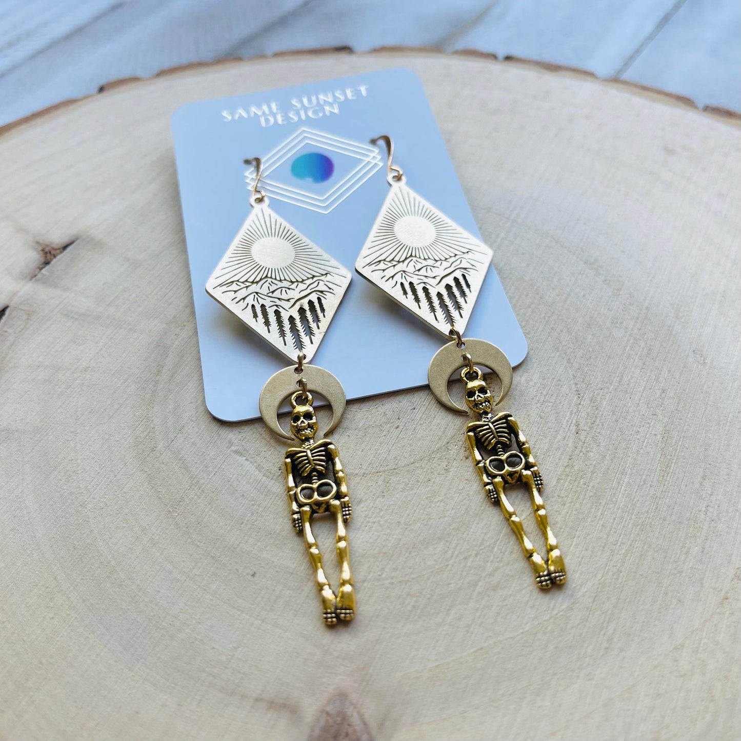 Skeleton Earrings