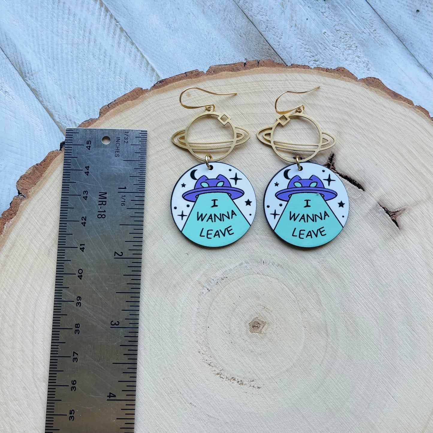 UFO Earrings