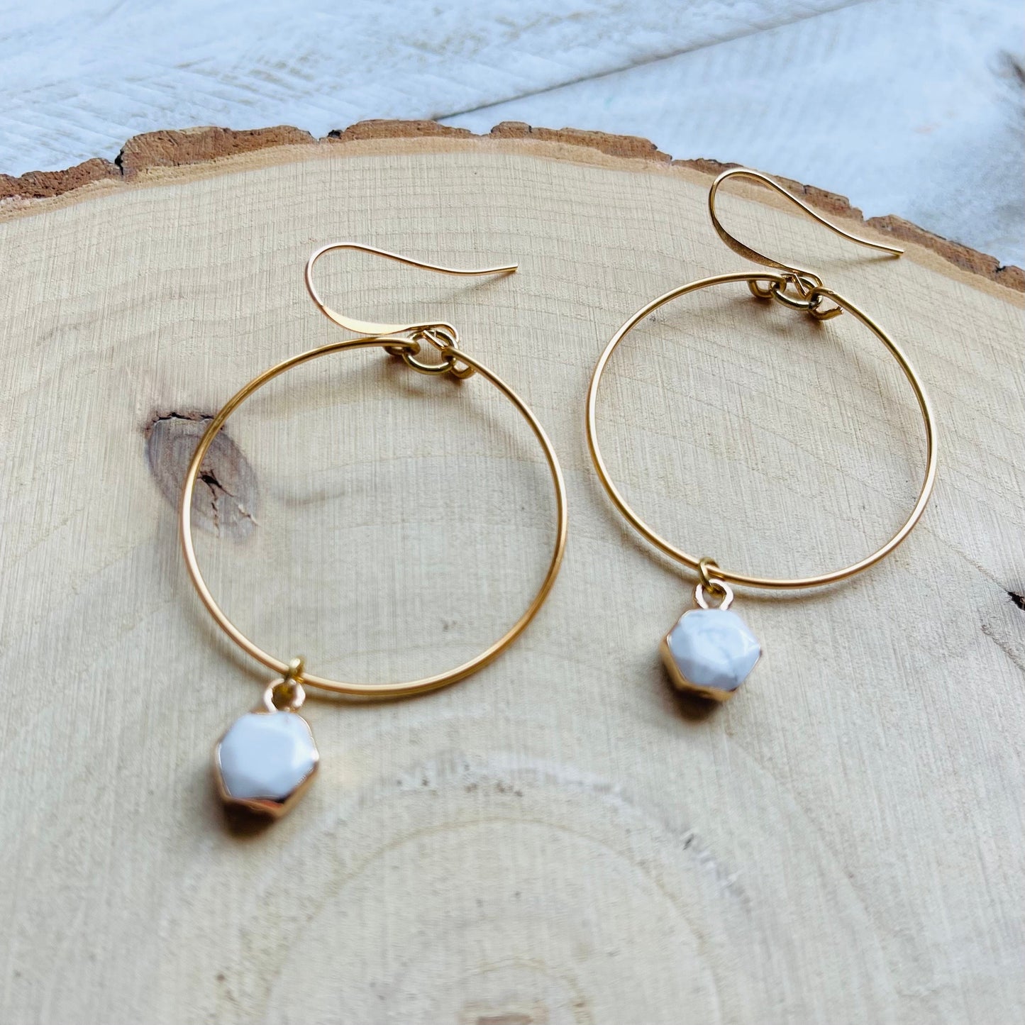 Howlite Earrings