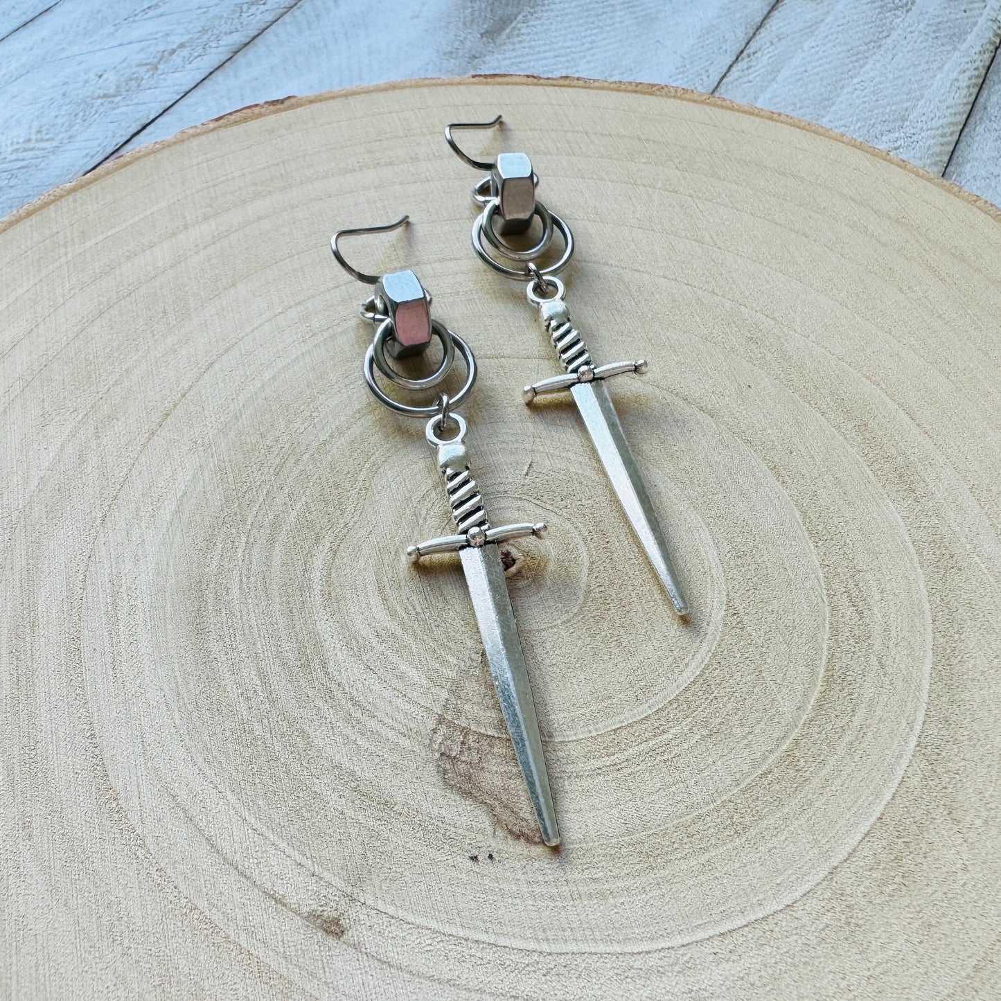 Sword Earrings