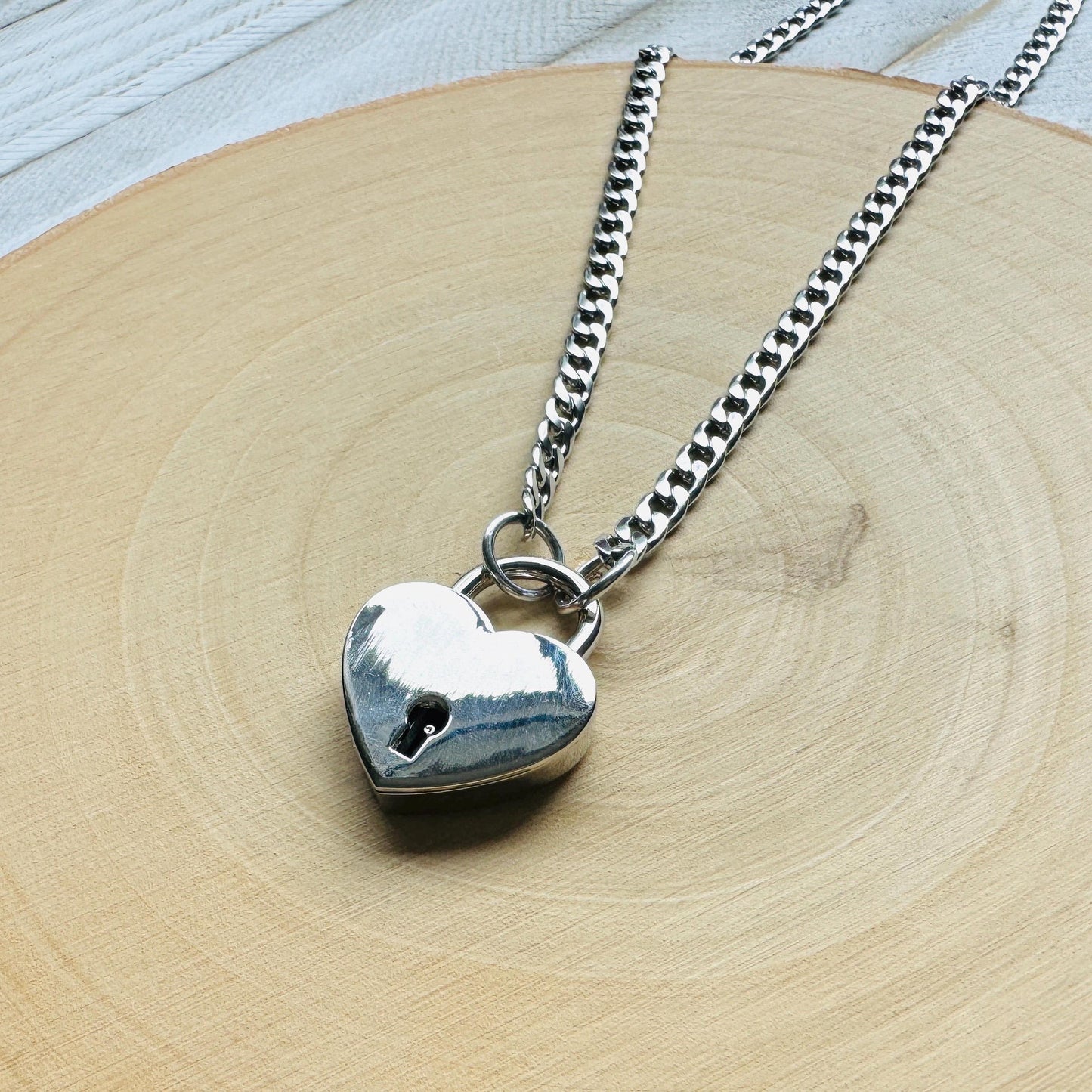 Stainless Steel Heart Necklace