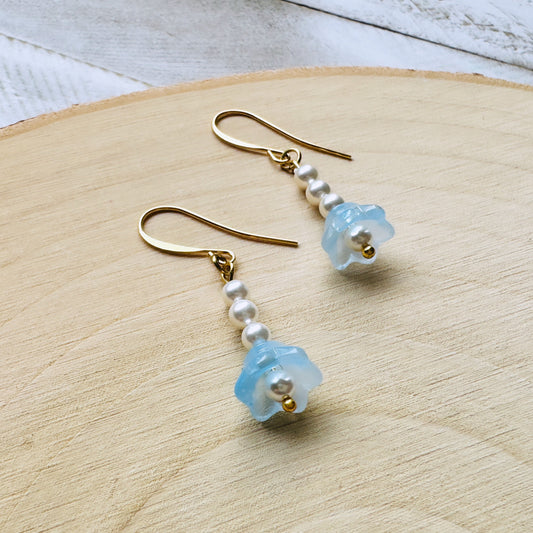 Pearl Flower Earrings
