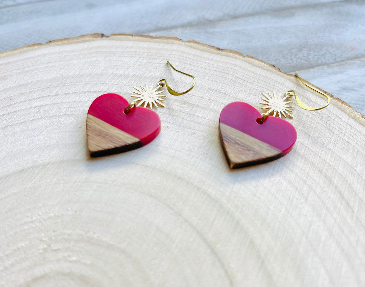 Red Heart Earrings
