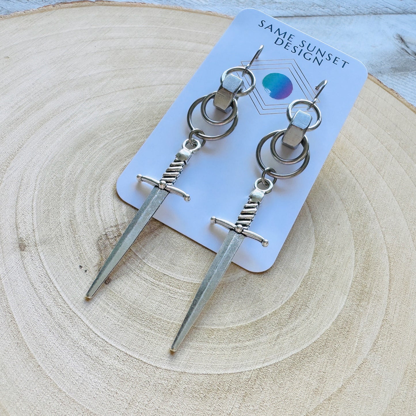 Sword Earrings