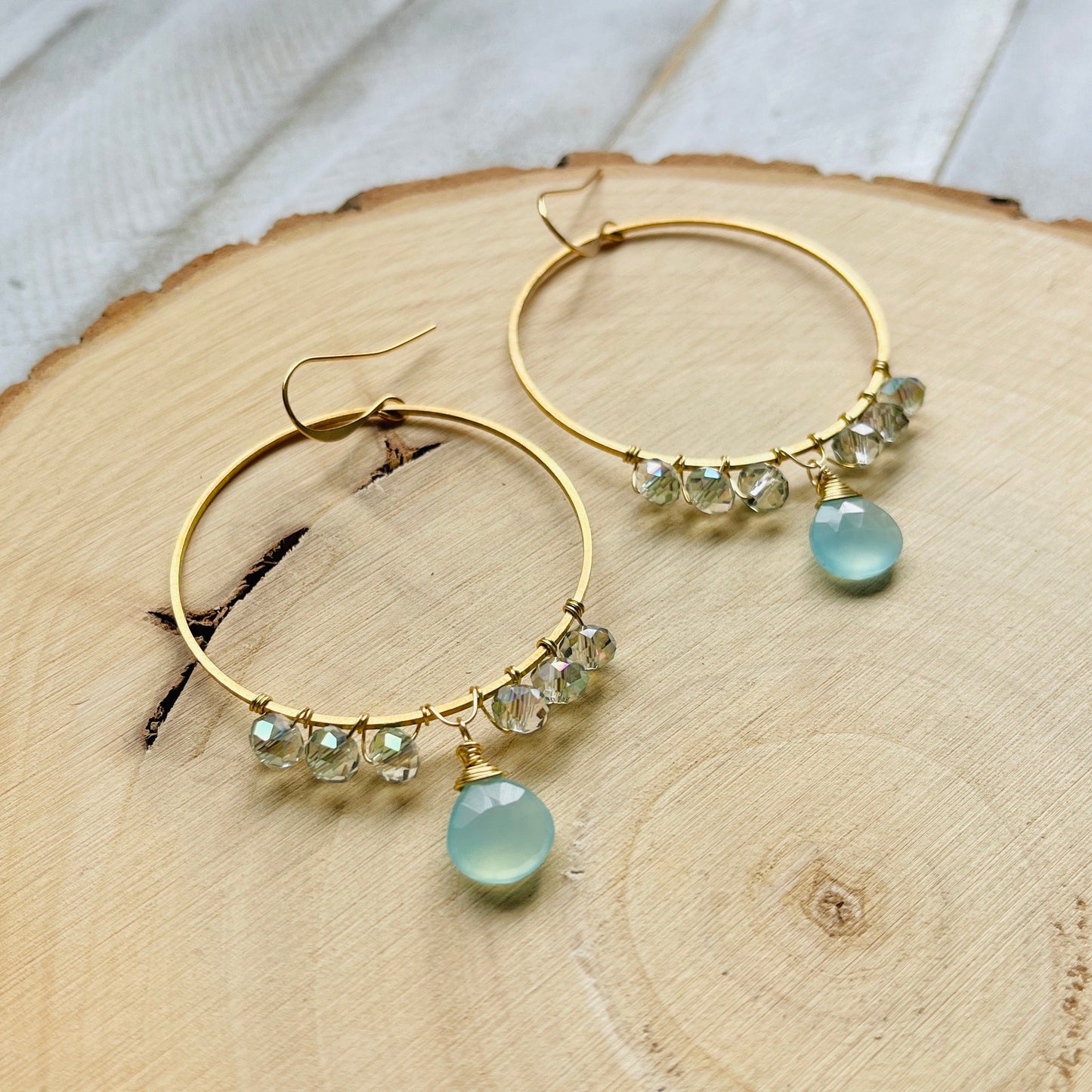 Chalcedony Earrings