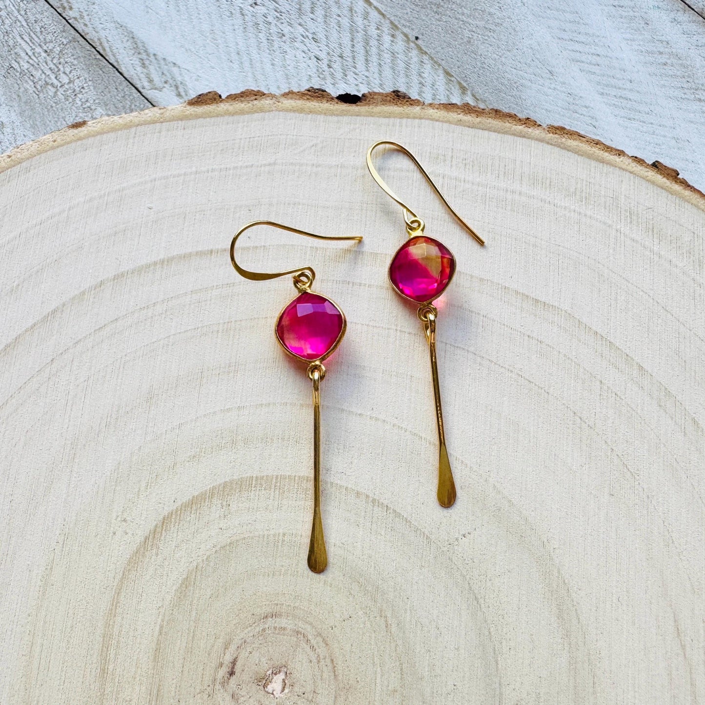 Aura Quartz Earrings
