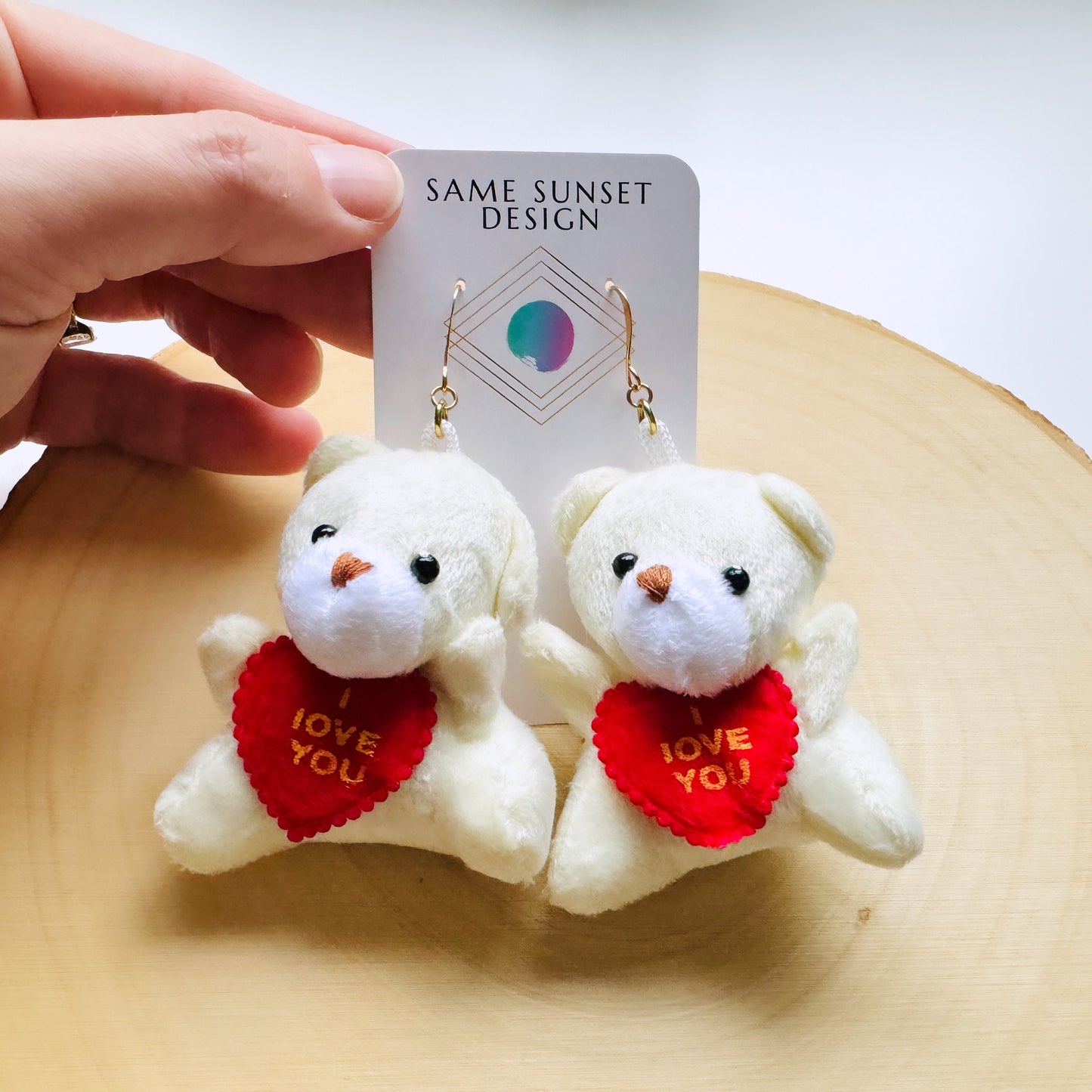 Teddy Bear Earrings
