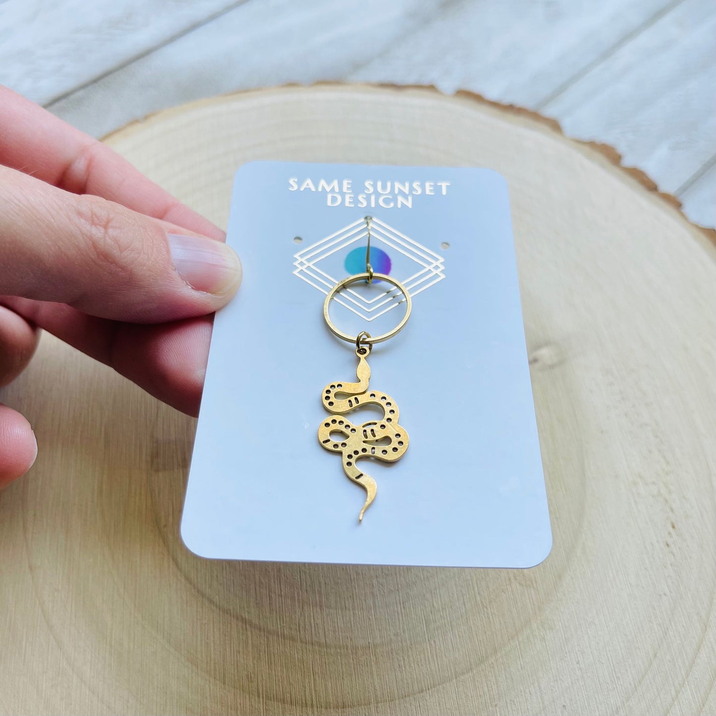 Single Snake Earring