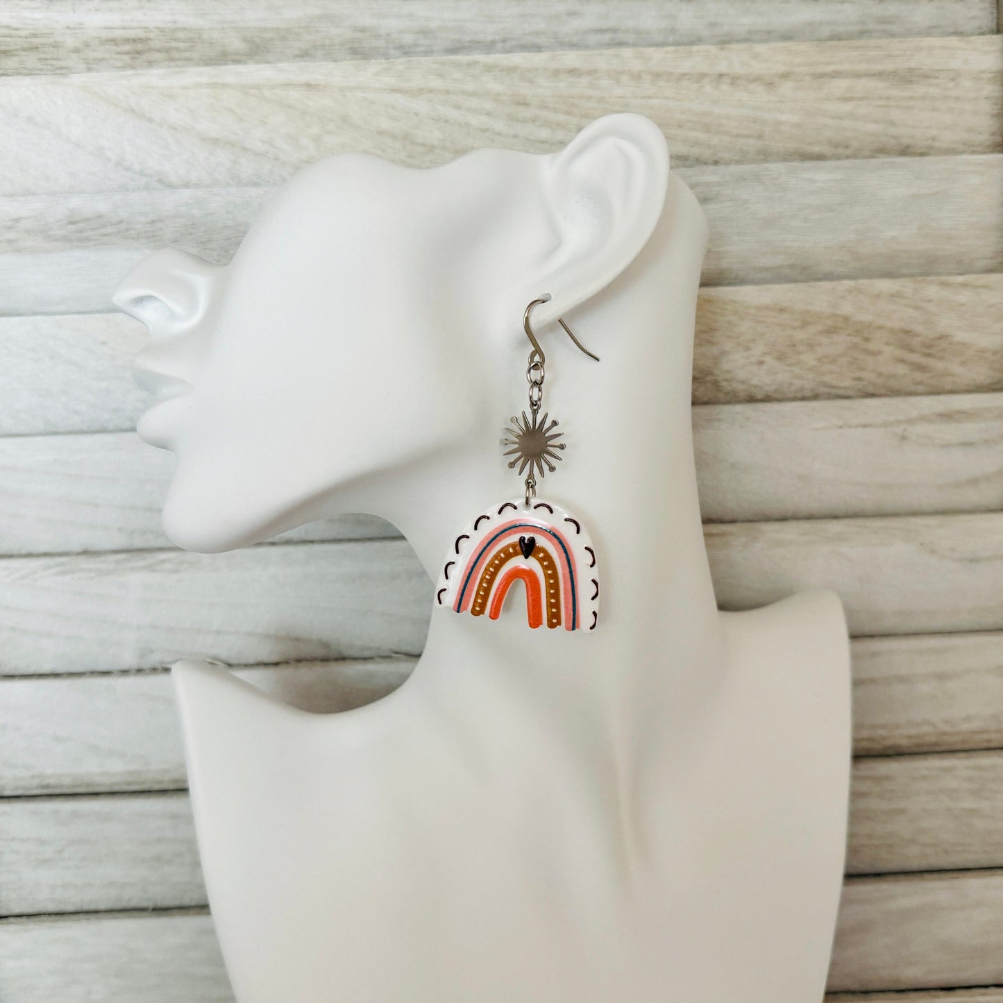Rainbow Dangle Earrings