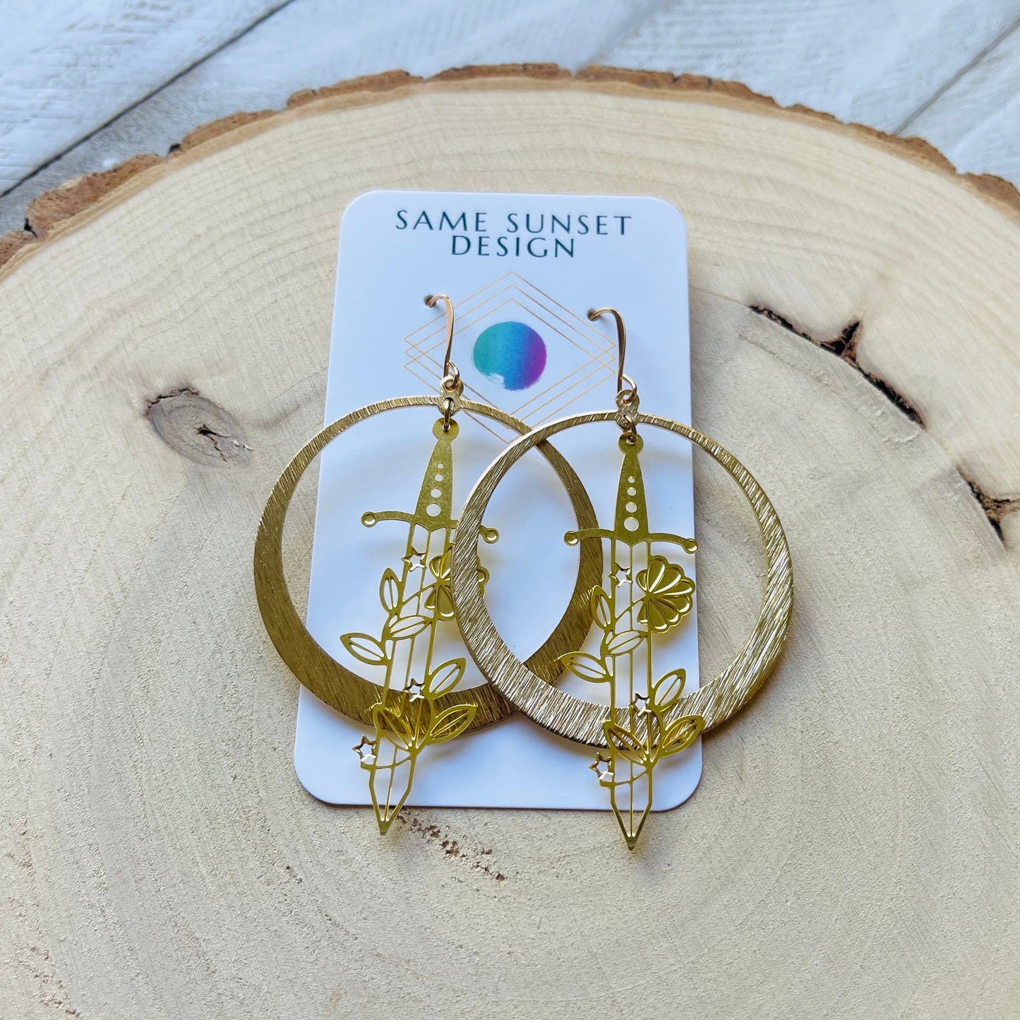 Sword Earrings