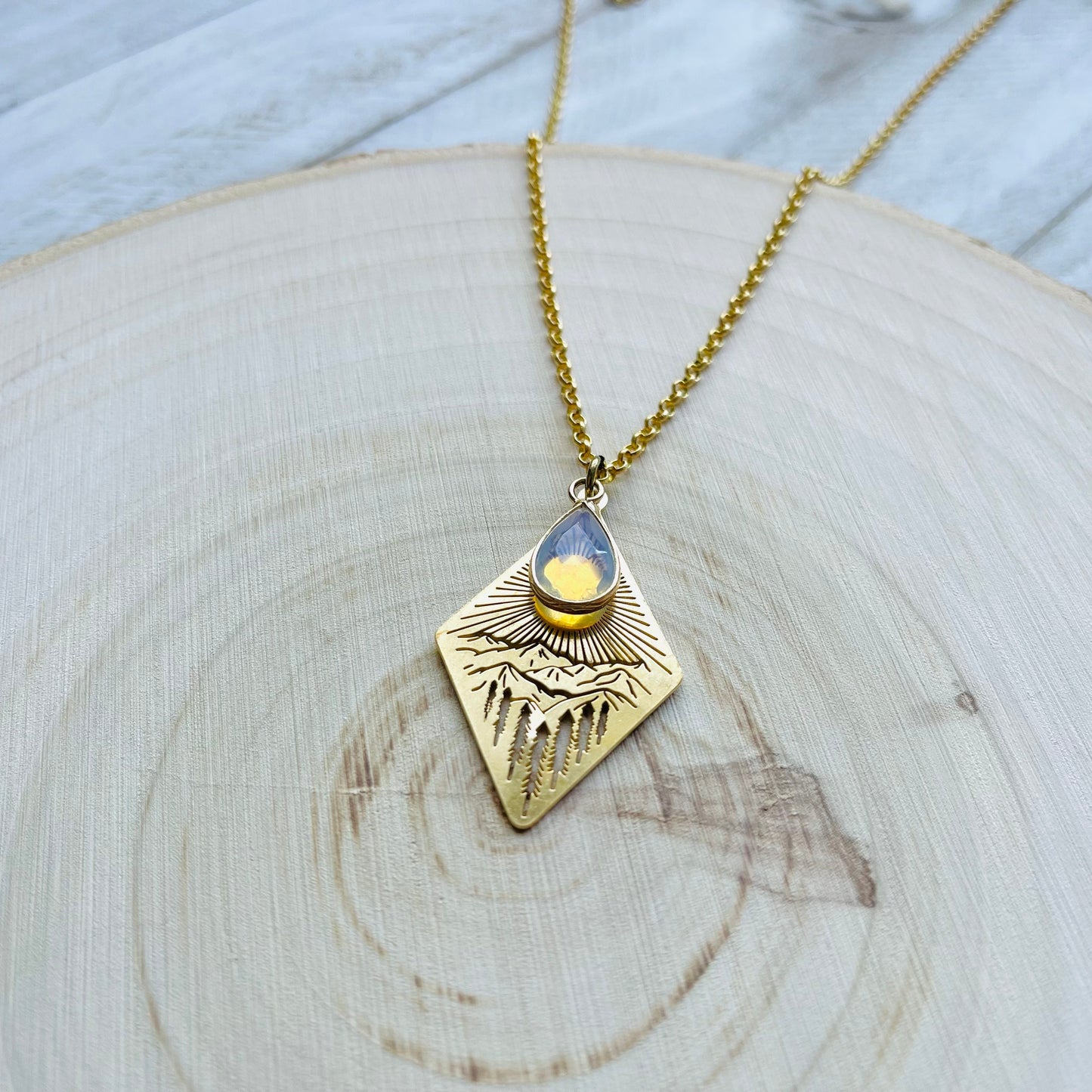 Opalite Mountain Necklace