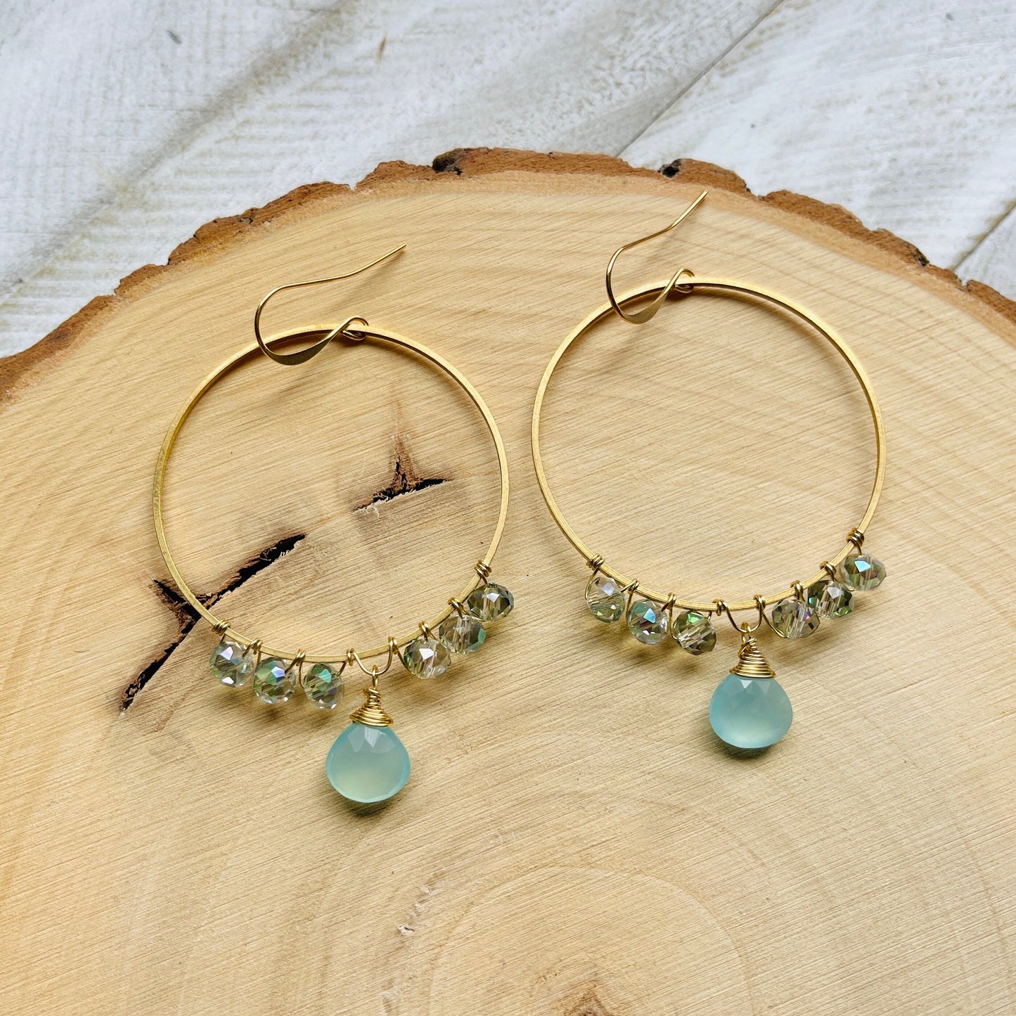 Chalcedony Earrings