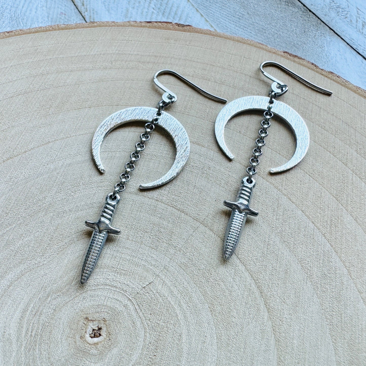 Moon Dagger Earrings
