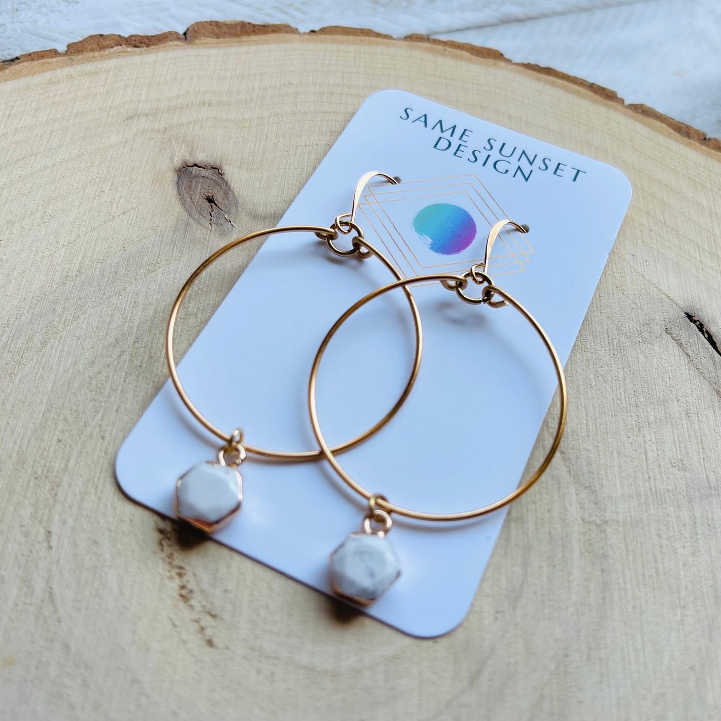 Howlite Earrings