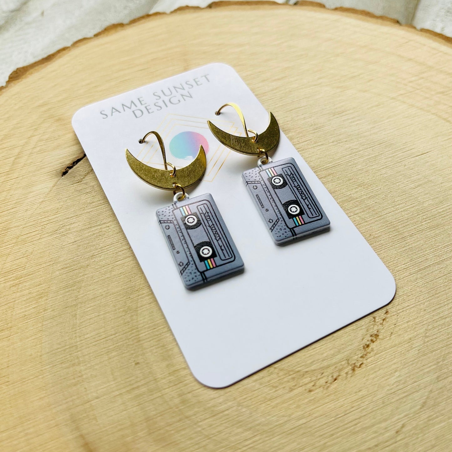 Cassette Tape Earrings