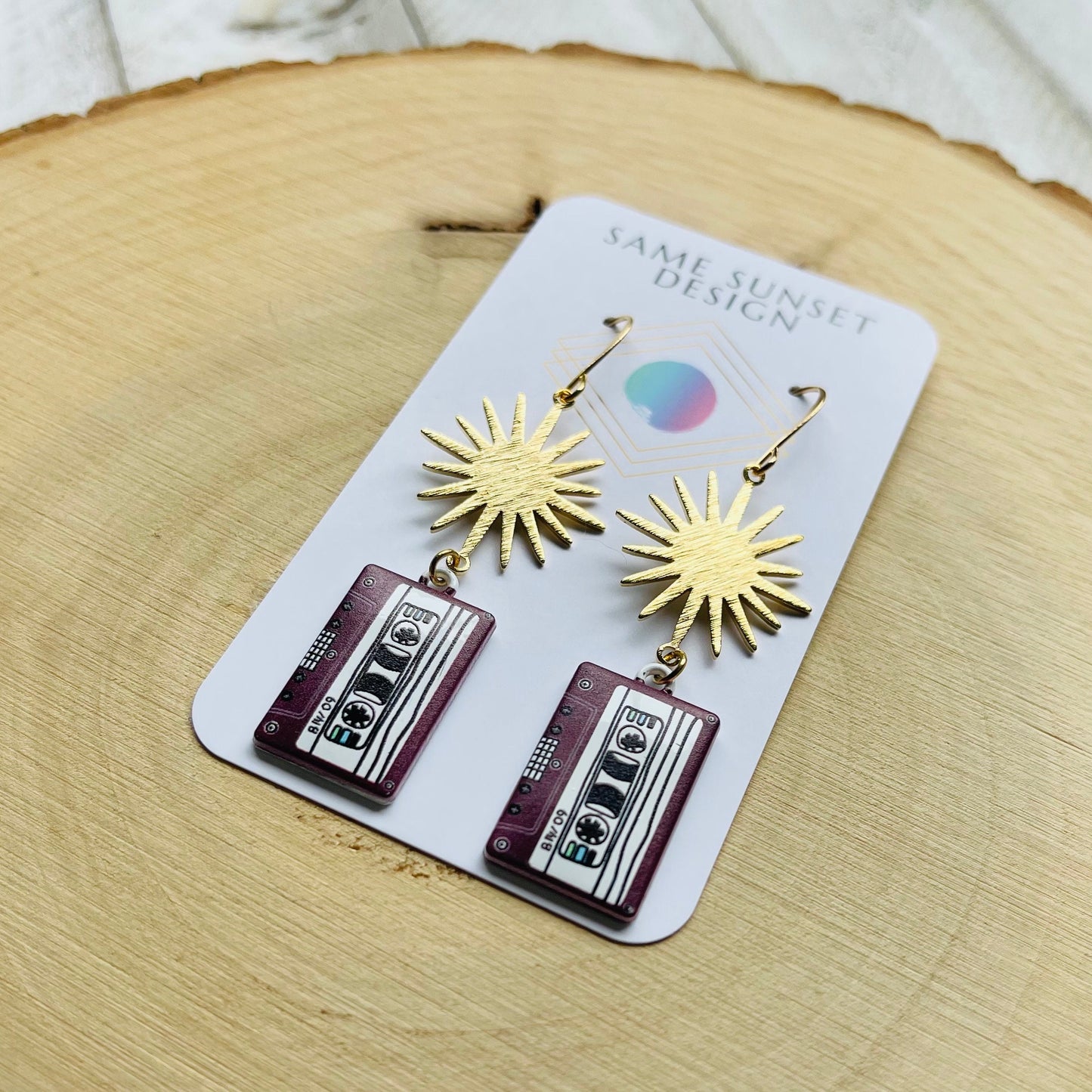 Cassette Tape Earrings