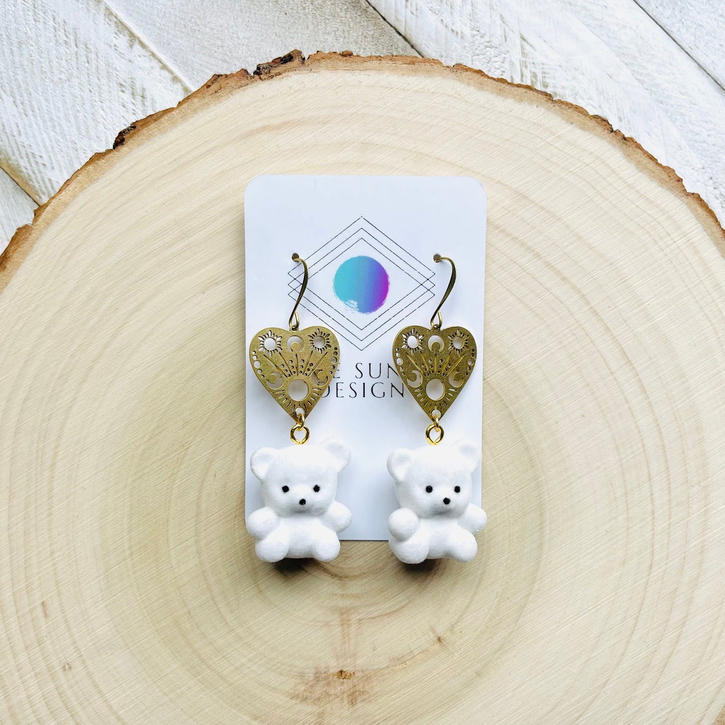 Teddy Bear Earrings