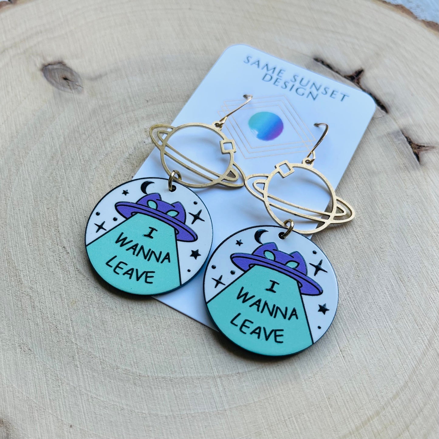UFO Earrings
