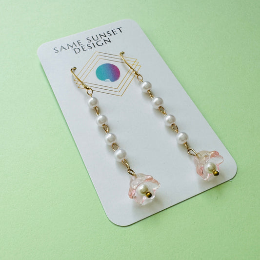 Flower Pearl Earrings