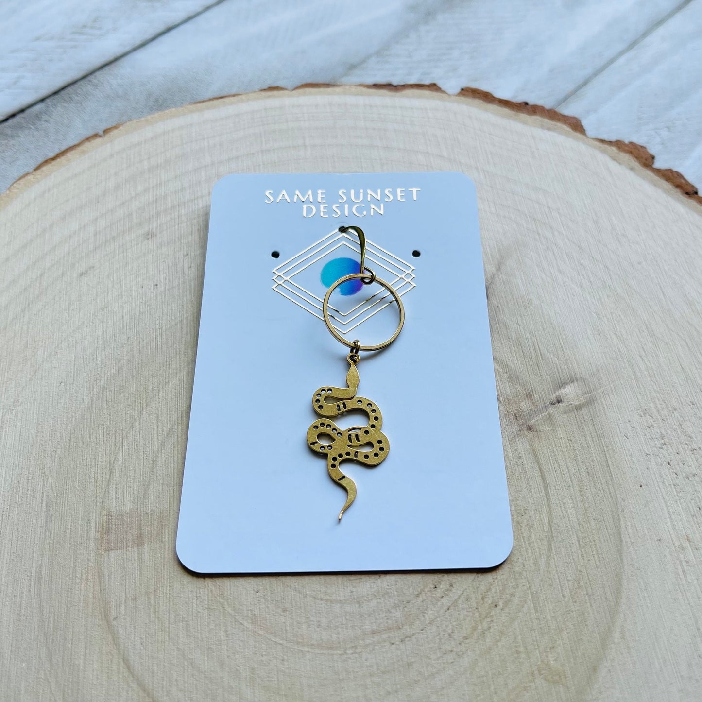 Single Snake Earring