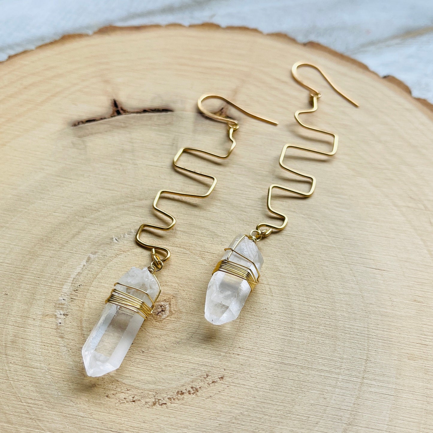 Quartz Earrings