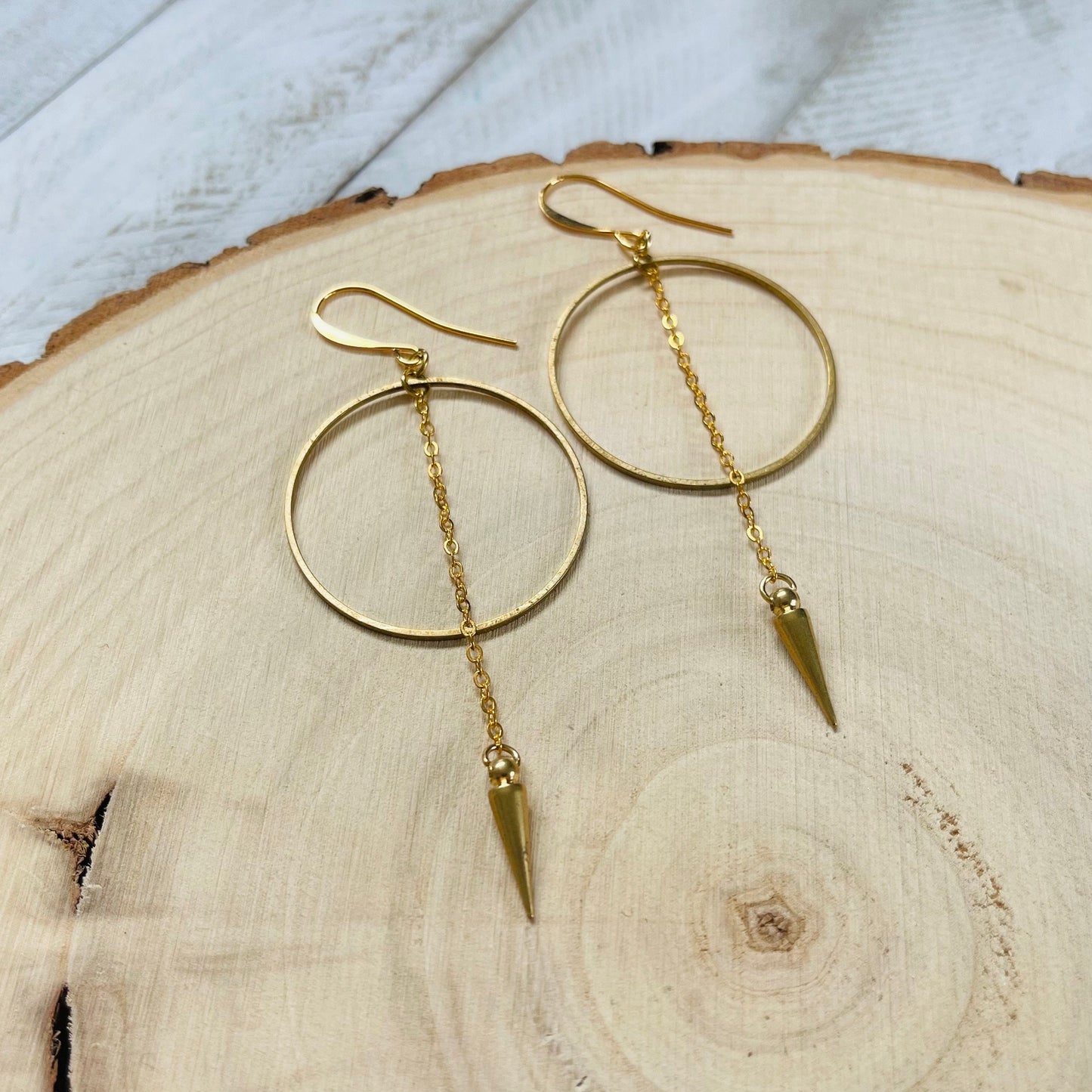 Spike Hoop Earrings