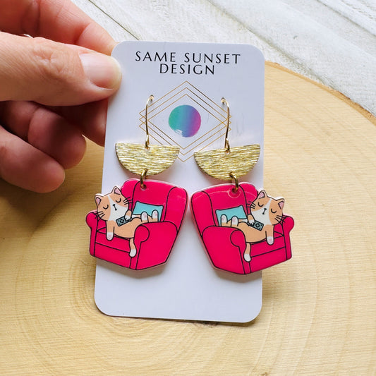 Cat Earrings