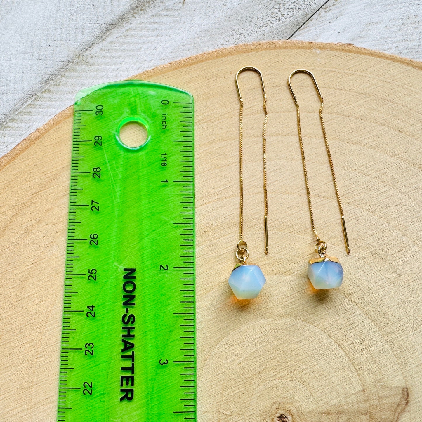 Opalite Threader Earrings
