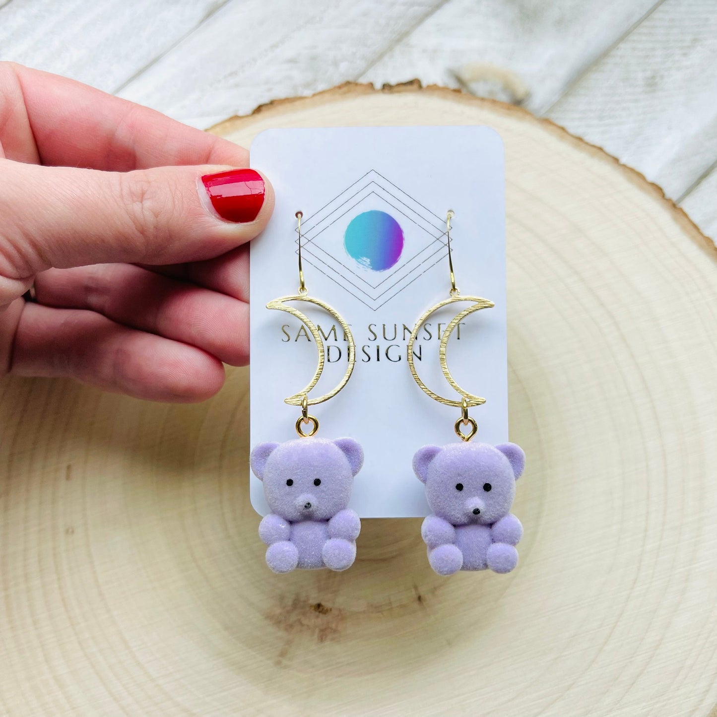 Teddy Bear Earrings