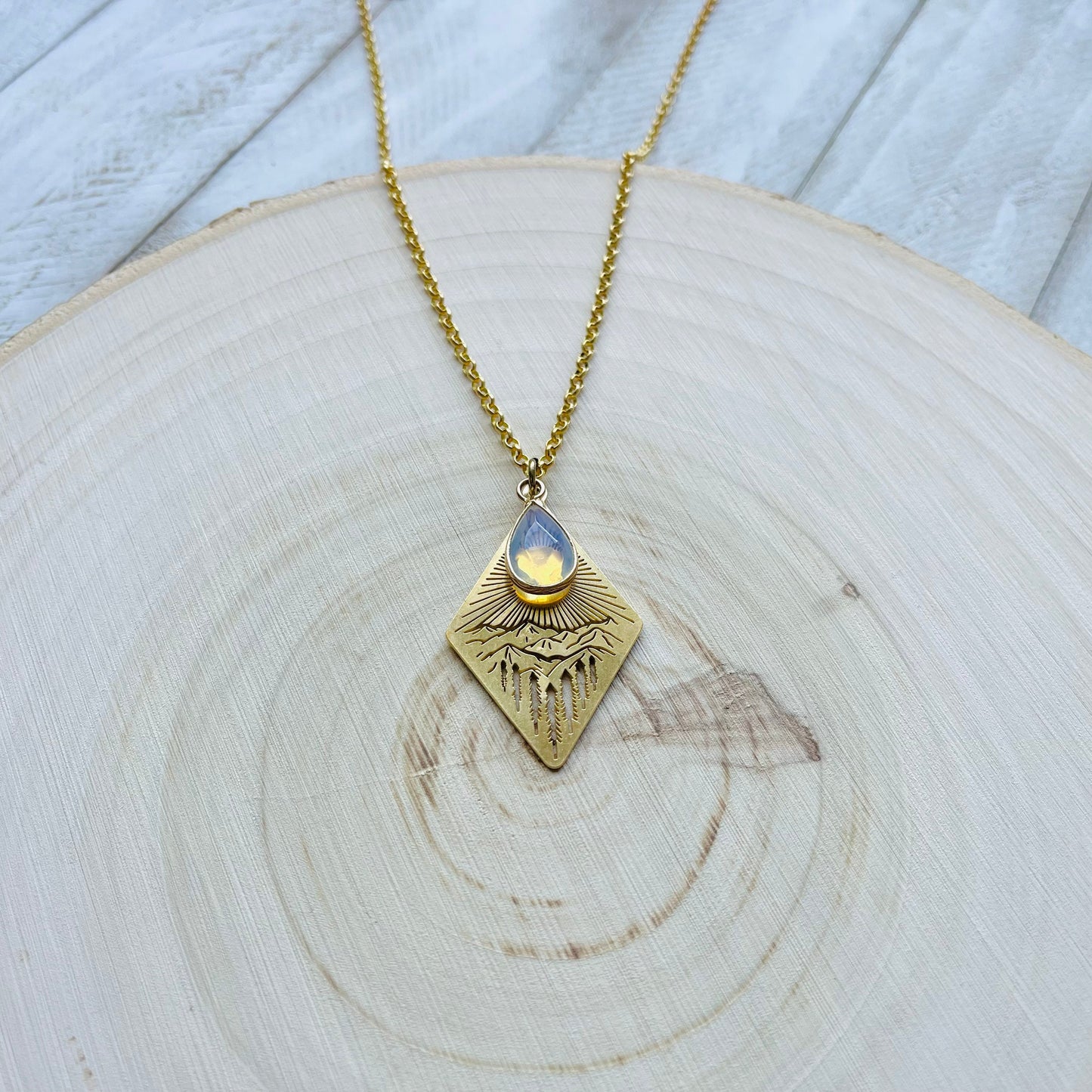 Opalite Mountain Necklace