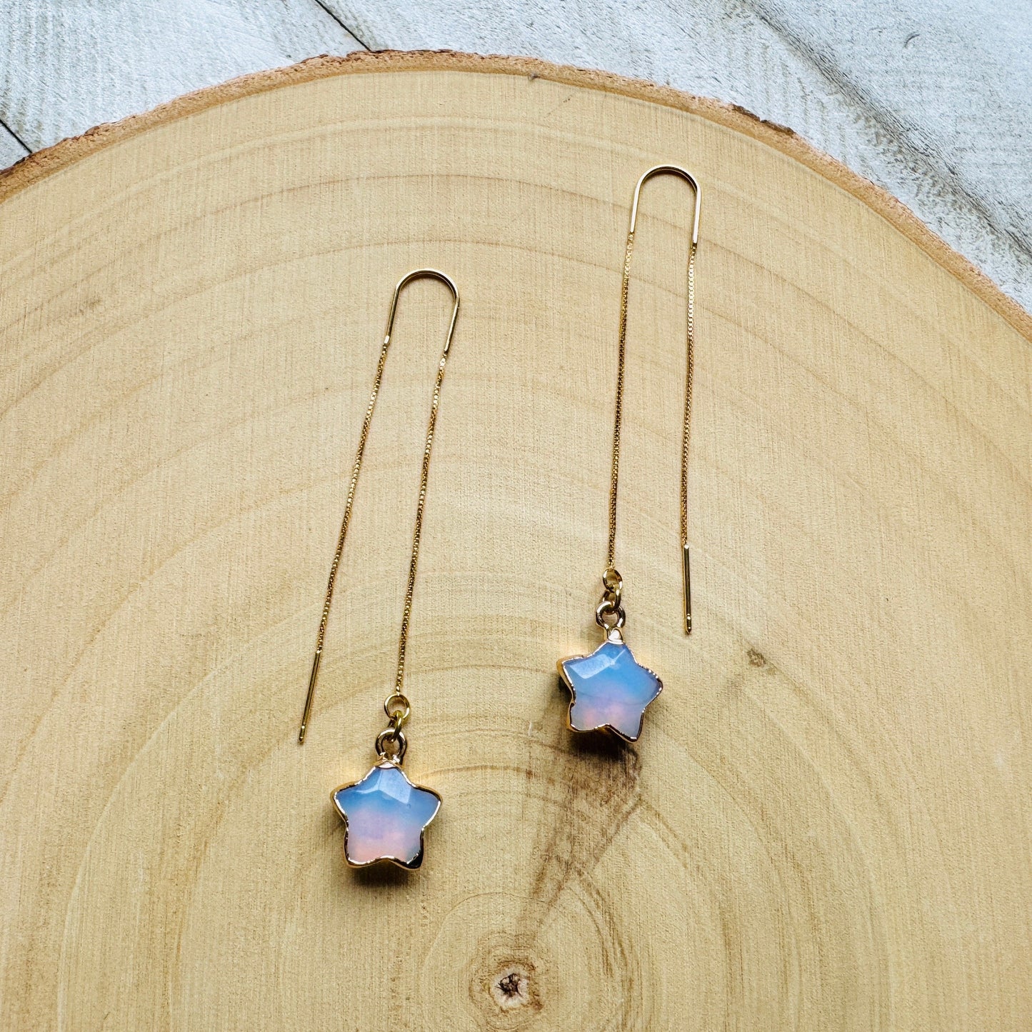 Opalite Threader Earrings