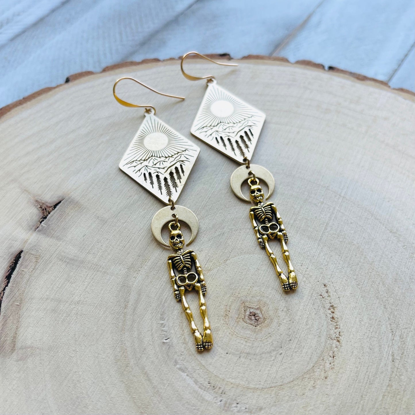 Skeleton Earrings