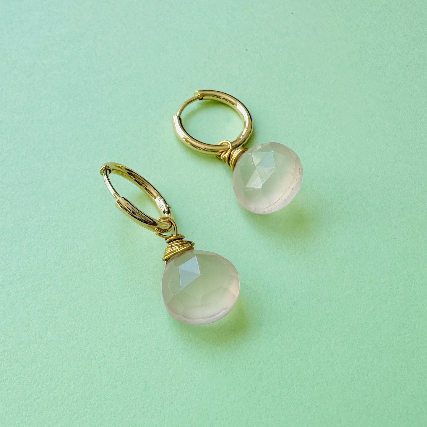 Chalcedony Earrings