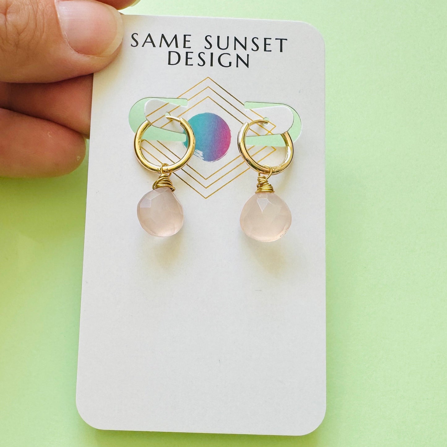 Chalcedony Earrings