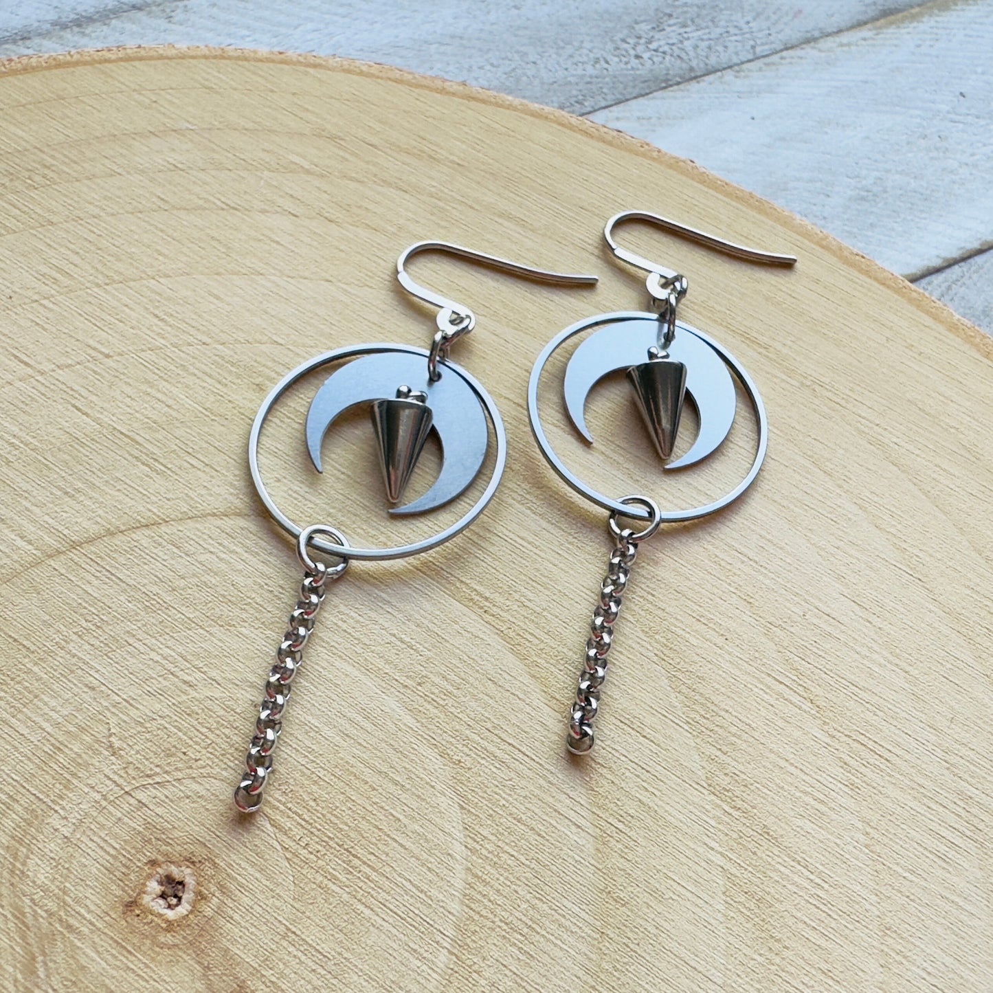 Moon Spike Earrings