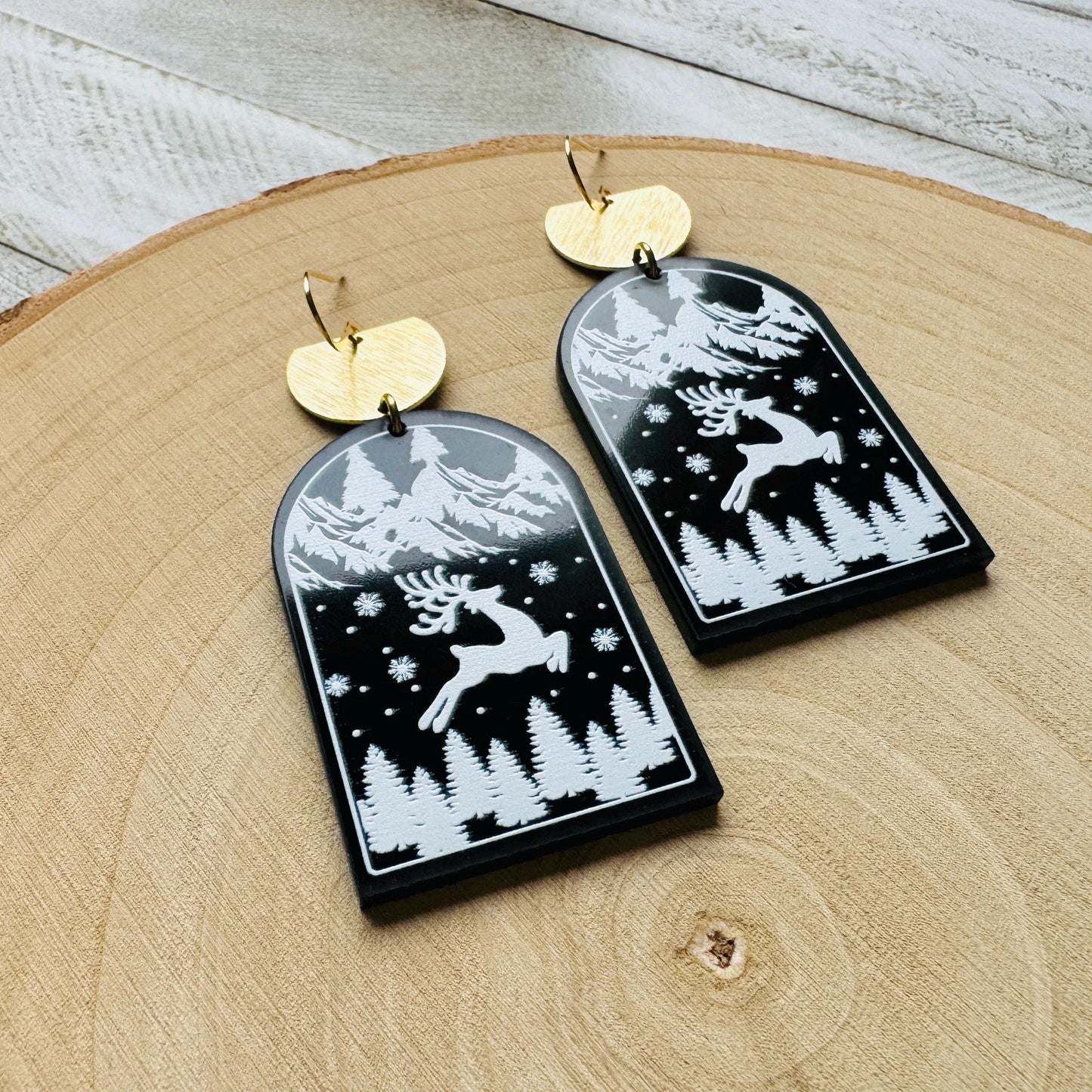 Reindeer Earrings