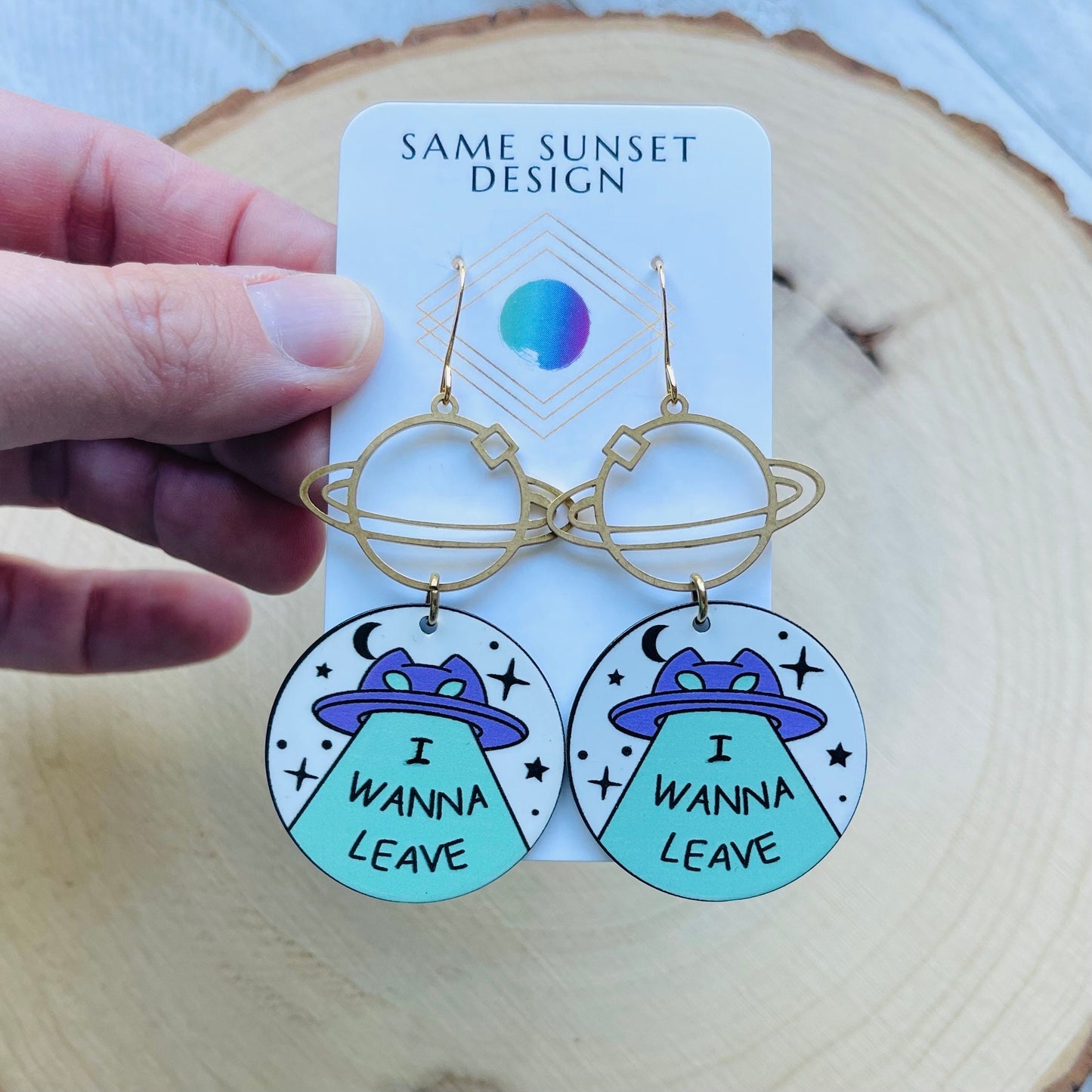 UFO Earrings