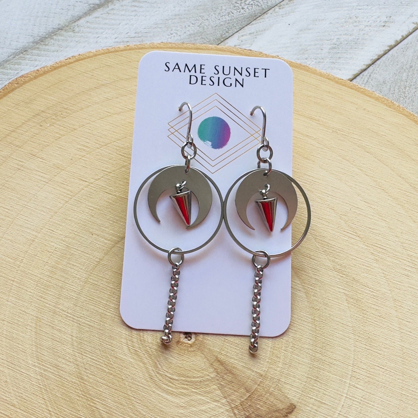 Moon Spike Earrings