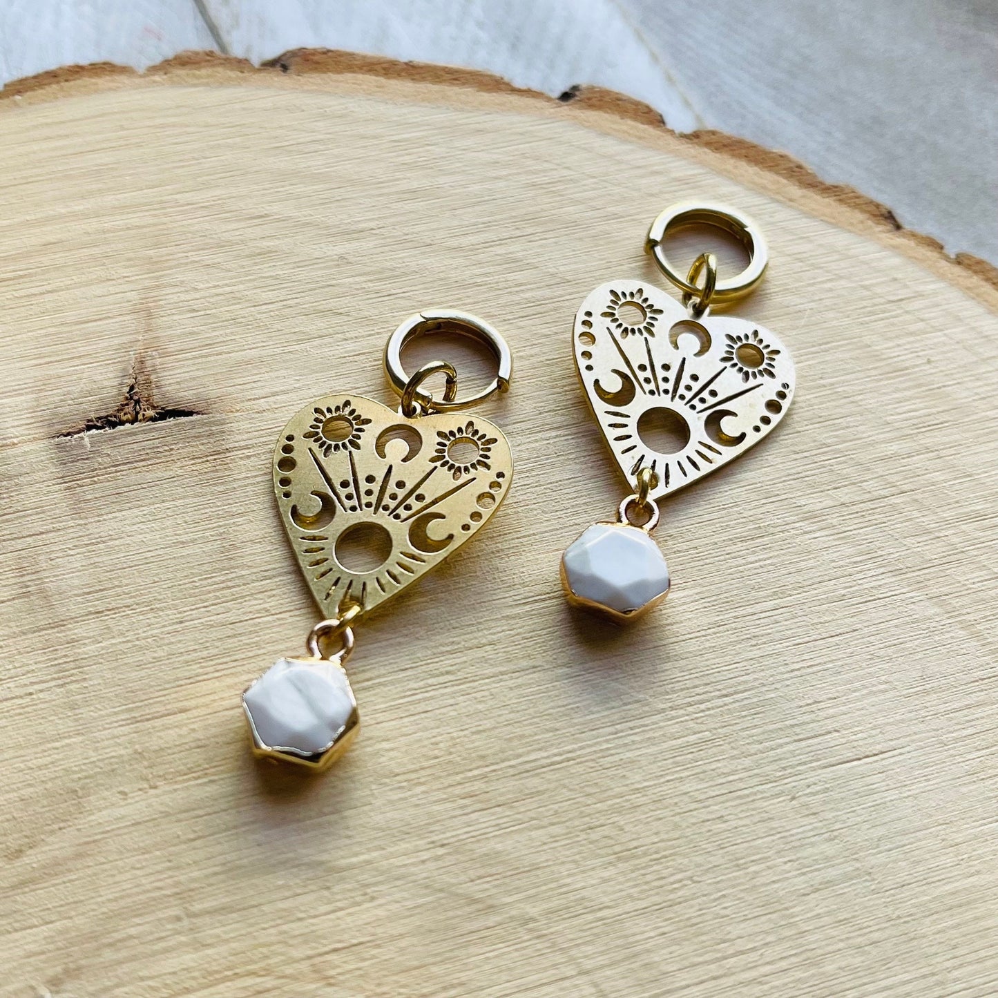 Onyx Planchette Earrings