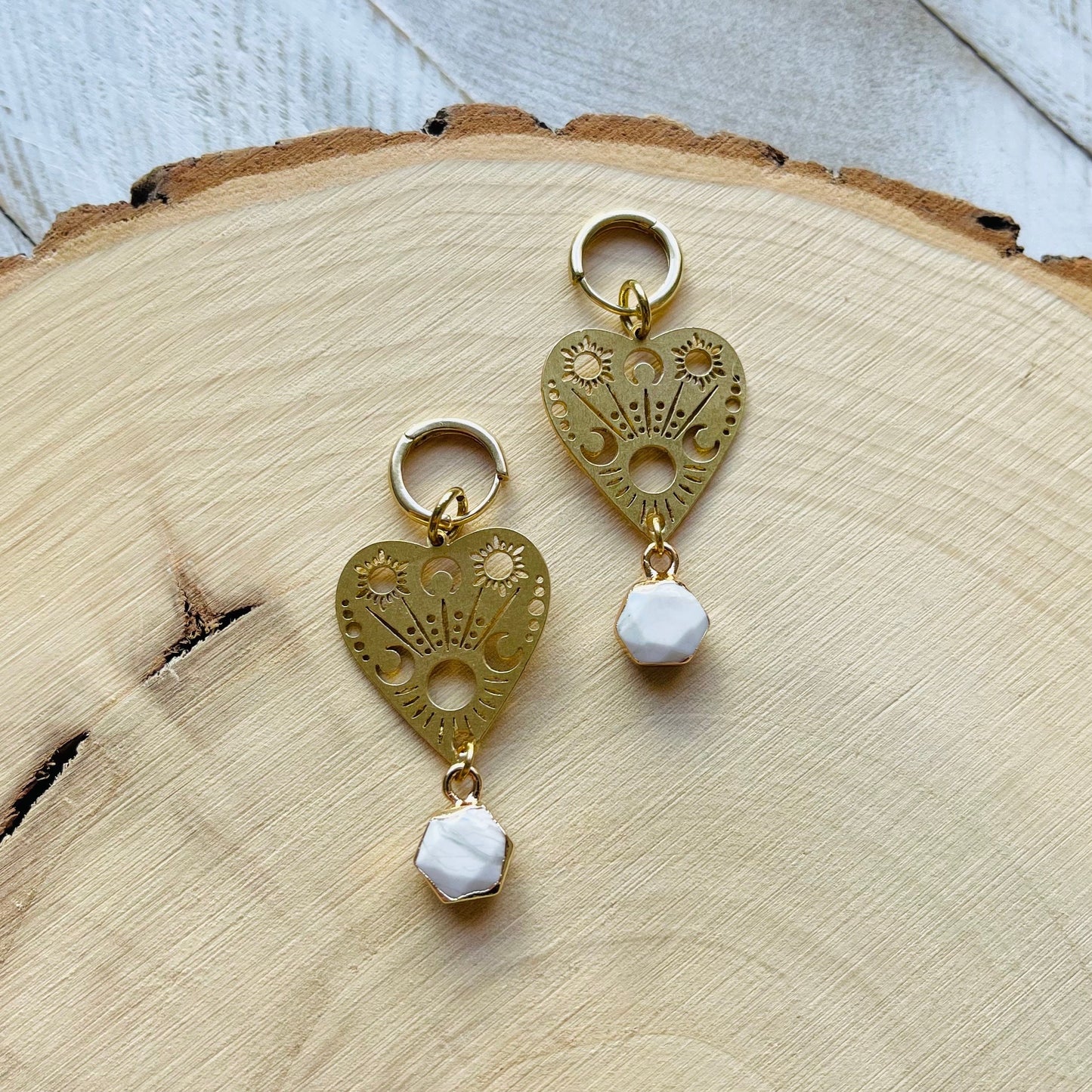 Onyx Planchette Earrings