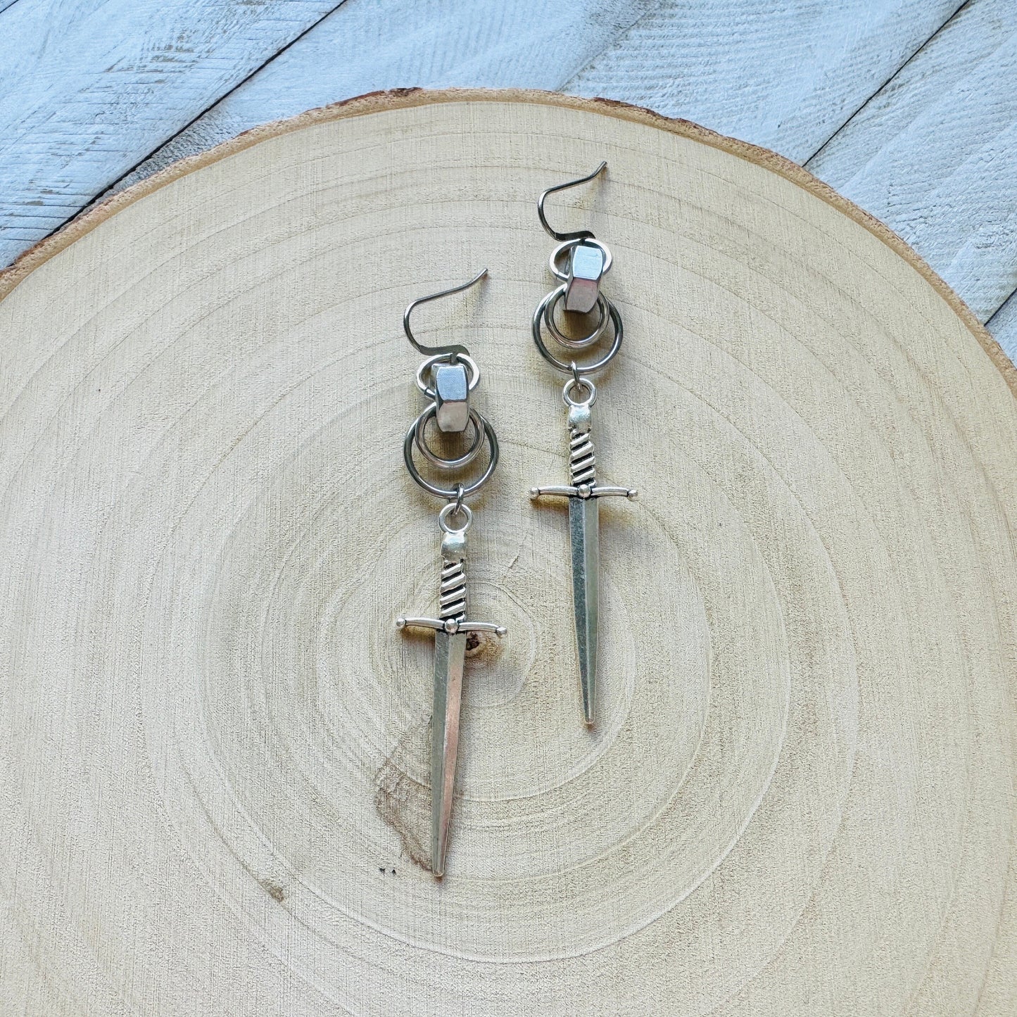 Sword Earrings
