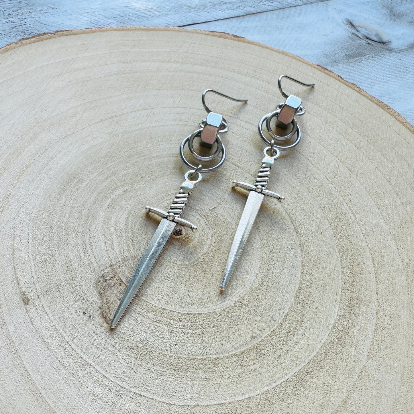 Sword Earrings