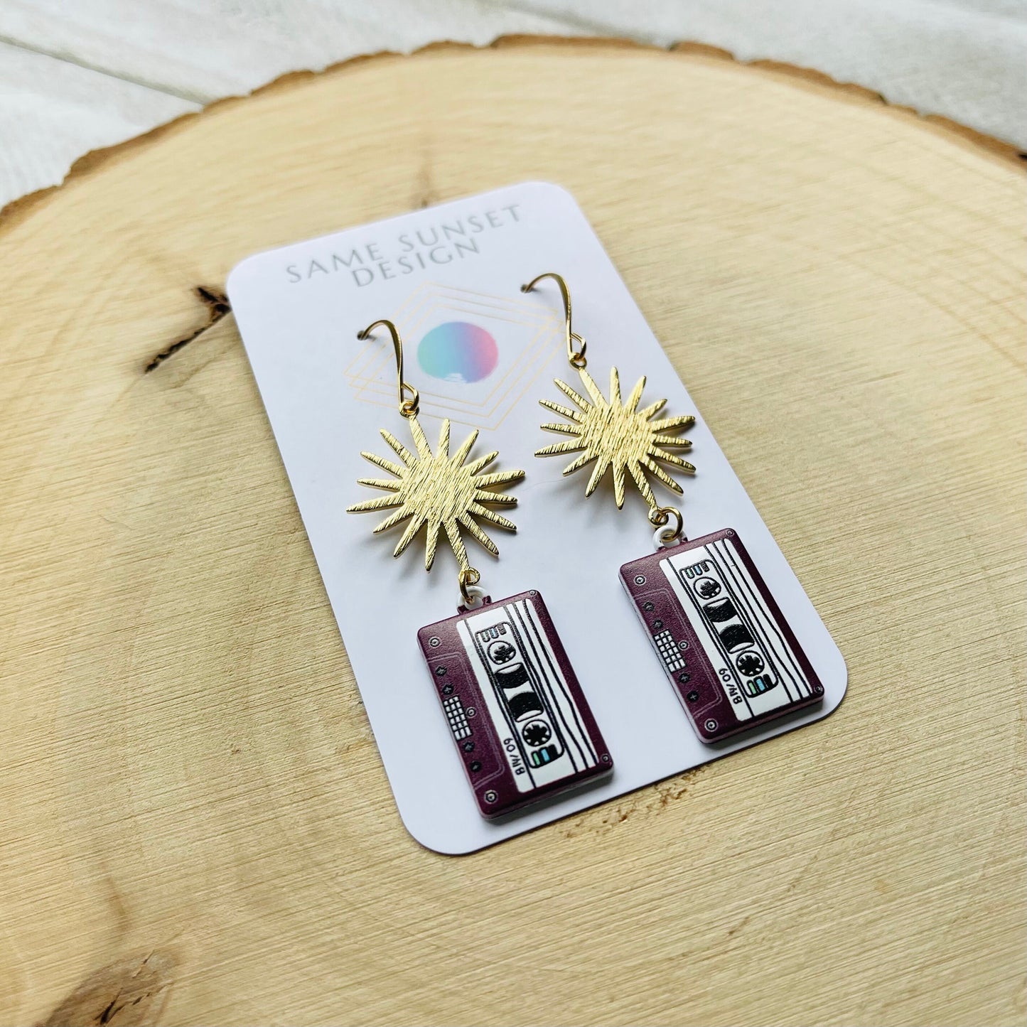Cassette Tape Earrings